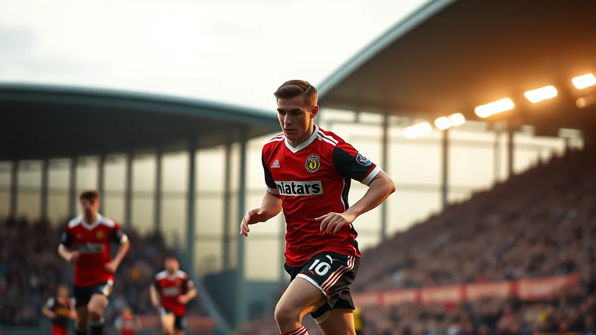 Glenavon FC shines spotlight on M. Byrne's journey